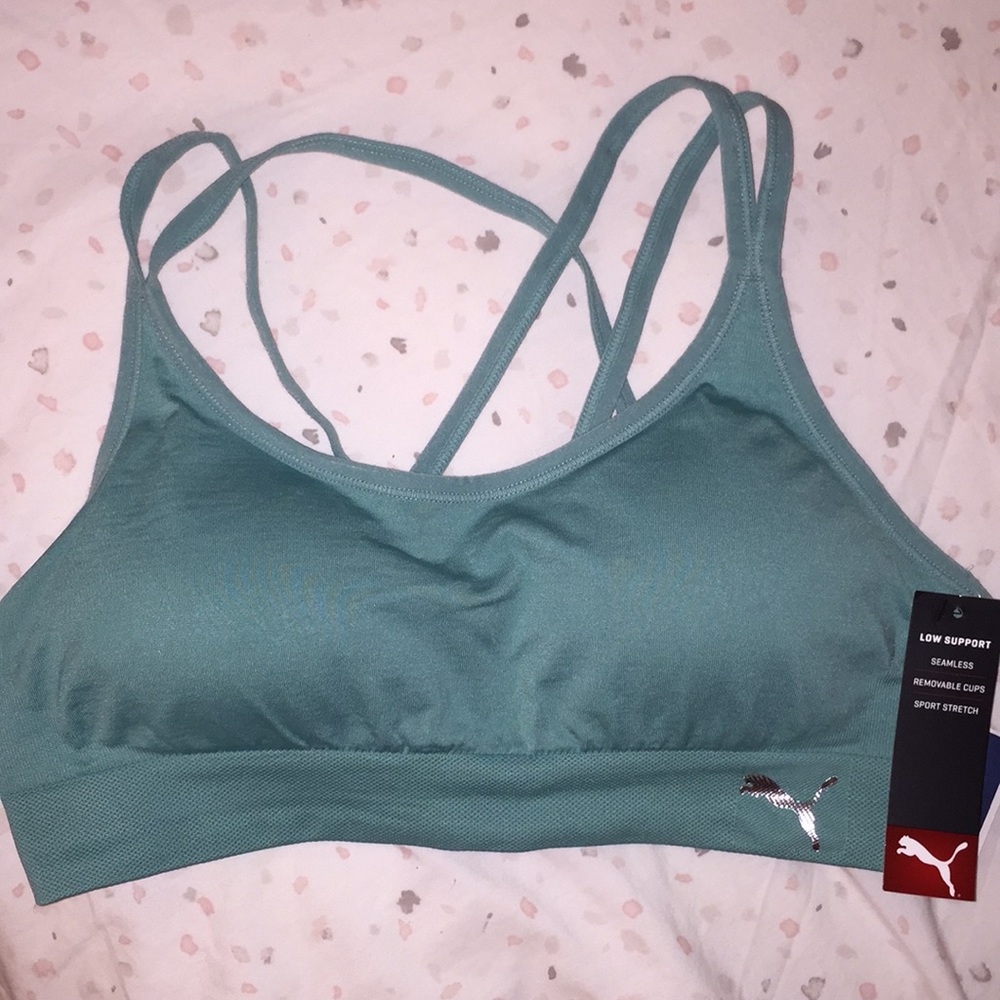 NWT Puma Sports bra  - Size M sea foam